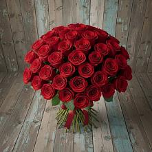 Букет 55 Красных роз Фридом #REPLACE_PRED# Мге