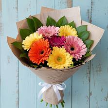 Букет яркий день в Мге Букет цветов из:  Герберы в Мге