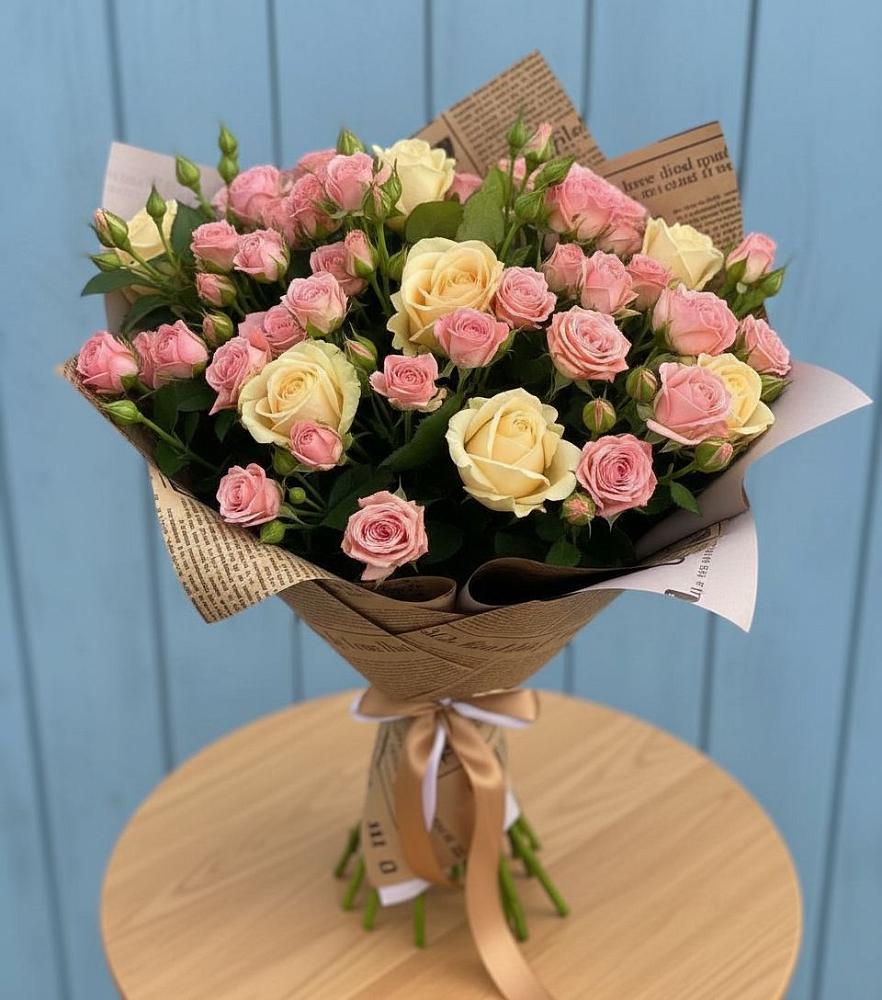 Букет цветов из: Розы в Мге