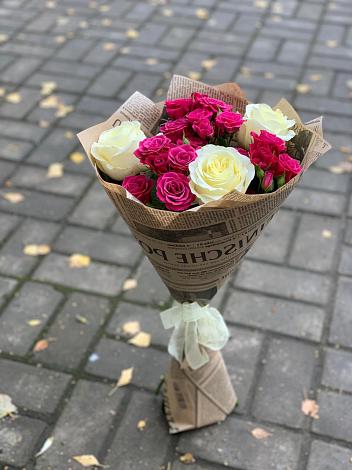 Букет цветов из: Розы в Мге