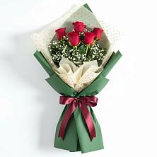 Букет рубиновое очарование в Мге Букет цветов из:  Розы в Мге