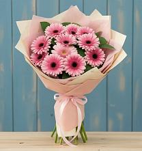 Букет пурпурно-розовый #REPLACE_PRED# Мге Букет цветов из:  Герберы #REPLACE_PRED# Мге